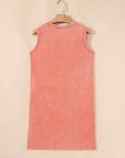 Mineral Wash Tank Mini Dress