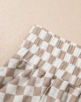 Checker T-Shirt and Skort Set