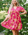 Keira Floral Smock Dress