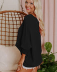 Alessia Smocked Wrist Shift Top