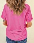 Plain Crew Neck Tee