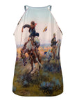 Vintage Western Cowboy Women's Tank Top