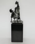 Museum Quality Two Running Horses Limited Edition Bronze Masterpiece Sculpture