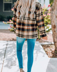 Plaid Chest Pocket Buttoned Shacket
