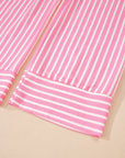 Stripe Bow Top and Pants Pajama Set