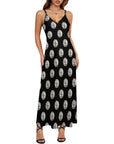 Turquoise Silver Concho Maxi Dress