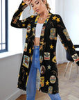 Vintage Cowgirl Collage Western Lightweight Cardigan