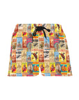 Women's Vintage Rodeo Poster Beach Board Shorts
