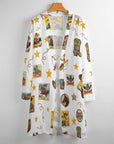 Vintage Cowgirl Collage Western Lightweight Cardigan