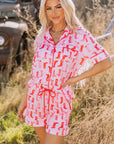 Western Cowgirl Boots Pajama Set