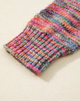 Space Dye Crew Neck Sweater