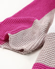 Willow Stripe Knit Half Sleeve Sweater