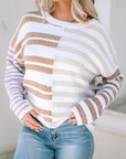 Magnolia Stripe Slouchy Sweater