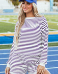 Madeline Textured Top and Shorts Set