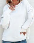 Jordyn Rainbow Pullover Sweatshirt