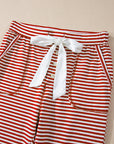 Christmas Stripe Top and Pants Lounge Set