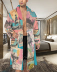 Baha Ranch Retro Pop Western Men's Robe