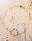 Delicate Stones Line Bronze Bracelet