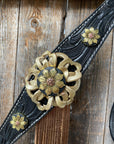 Breastcollar - Gold & Black Sunflower