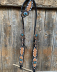 Classic Turquoise and Topaz Browband / One Ear Tack Set