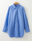 Palmer Boyfriend Chest Pocket Tunic Shirt