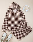Checker Top and Pants Set