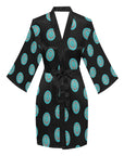 Turquoise Concho Women's Lounge Kimono Robe