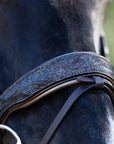 Aspen Leather Snaffle Bridle with Removable Flash