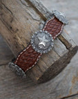 DC9 - Medium Oil Leather Dog Collar 12" to 22" W174L
