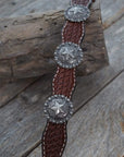 DC9 - Medium Oil Leather Dog Collar 12" to 22" W174L