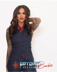 Autographed 8 x 10 Patriot Barbie Print