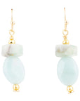 Drops of Blue Amazonite Drop Earrings