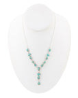 Durango Blue Turquoise and Sterling Silver Y-Necklace