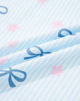 Stripe Bow and Star Lounge Set