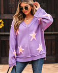 Aubrey Brushed Star Oversize Sweater