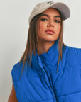 Crop Puffer Vest