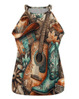 Country Music Collage Western Tank Top