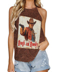 Rough and Rowdy Vintage Western Tank