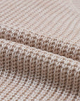 Cable Knit Drop Shoulder Sweater