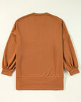 Sequin Happy Halloween Long Sleeve Top