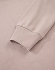 GOBBLE Thanksgiving Raw Hem Sweatshirt