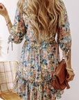 Amira High Waist Ruffled Dress