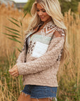 Western Geometric Aztec Patchwork Quilted Jacket