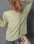 Adelynn Textured Half Sleeve Blouse