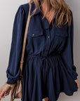 Kim Chest Pockets Tunic Shirt Mini Dress