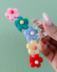 Multicolor Flowers Cute Hair Claw Clip