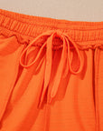 Textured T-Shirt and Shorts Set