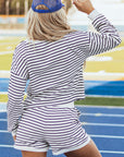Madeline Textured Top and Shorts Set