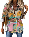 Baha Ranch Wanted Retro Pop Western Vintage Button Up Shirt