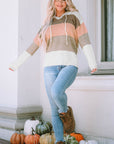 Parker Knitted Drawstring Hooded Sweater